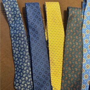 Blue Paisley Men's Tie